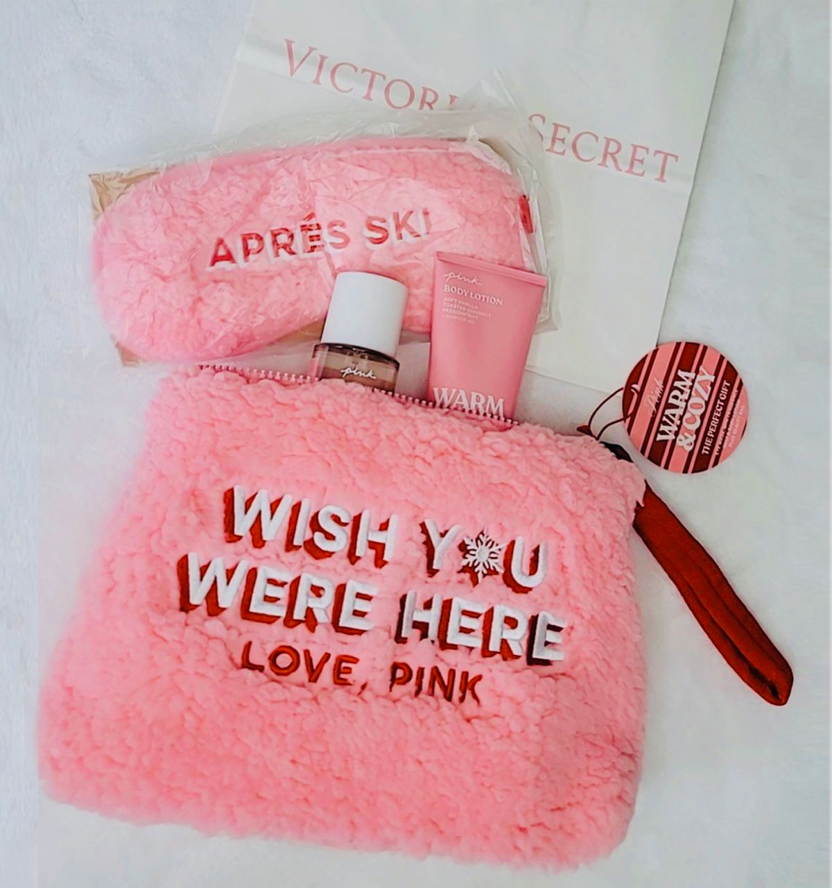WISH YOU WERE HERE LOVE PINK